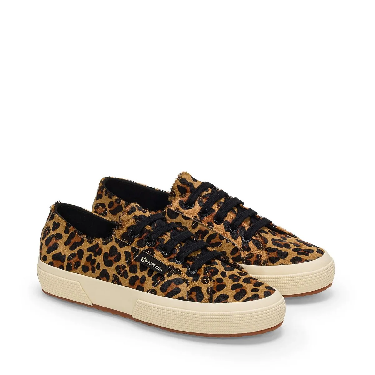 SUPERGA Sneaker Donna 2750 CALFHAIR S5141KW AOK Leopard Print-OffWhi - Image 5
