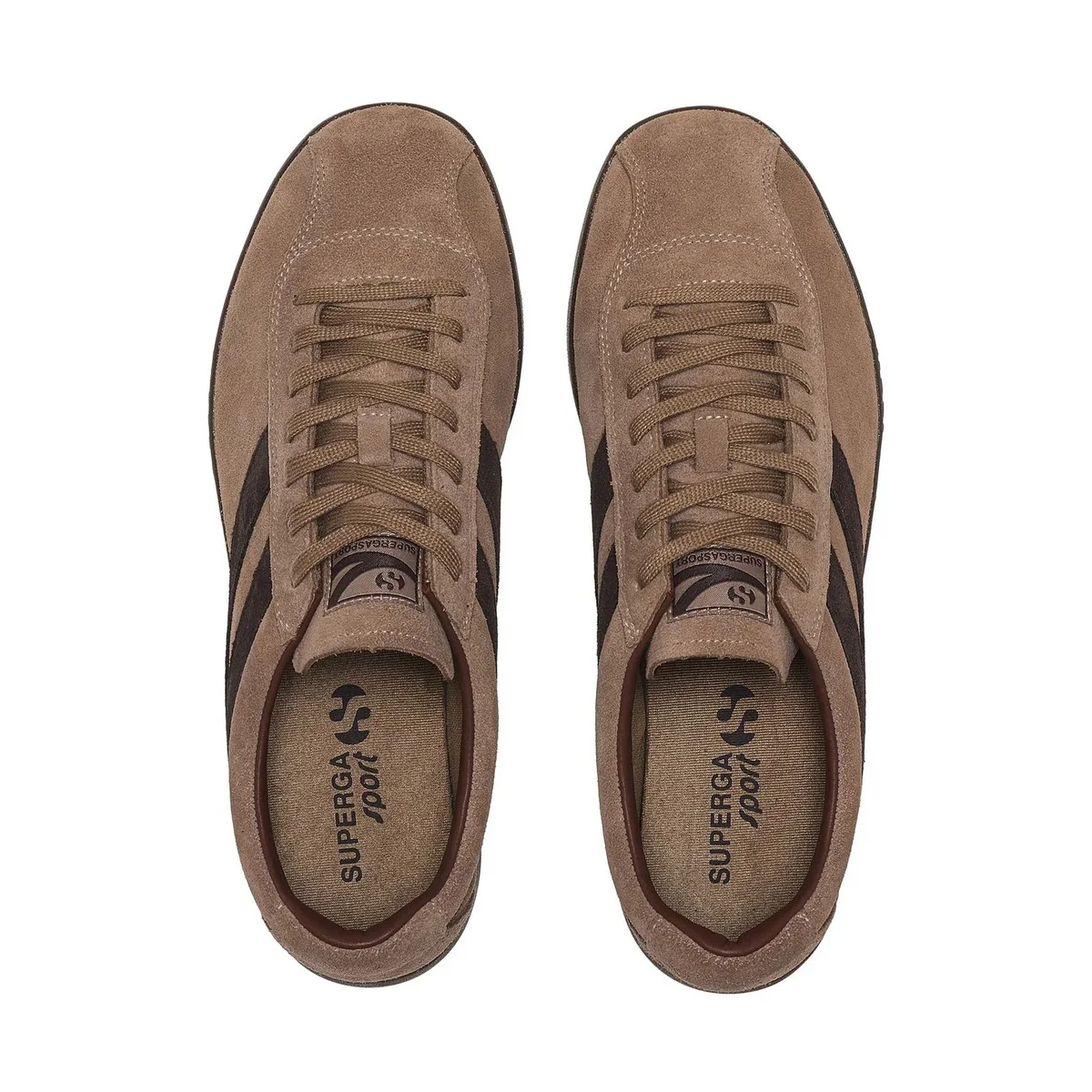 SUPERGA Sneaker Uomo 1960 CAPRI S71474W AOV Brown Caribou-Brown - Image 3