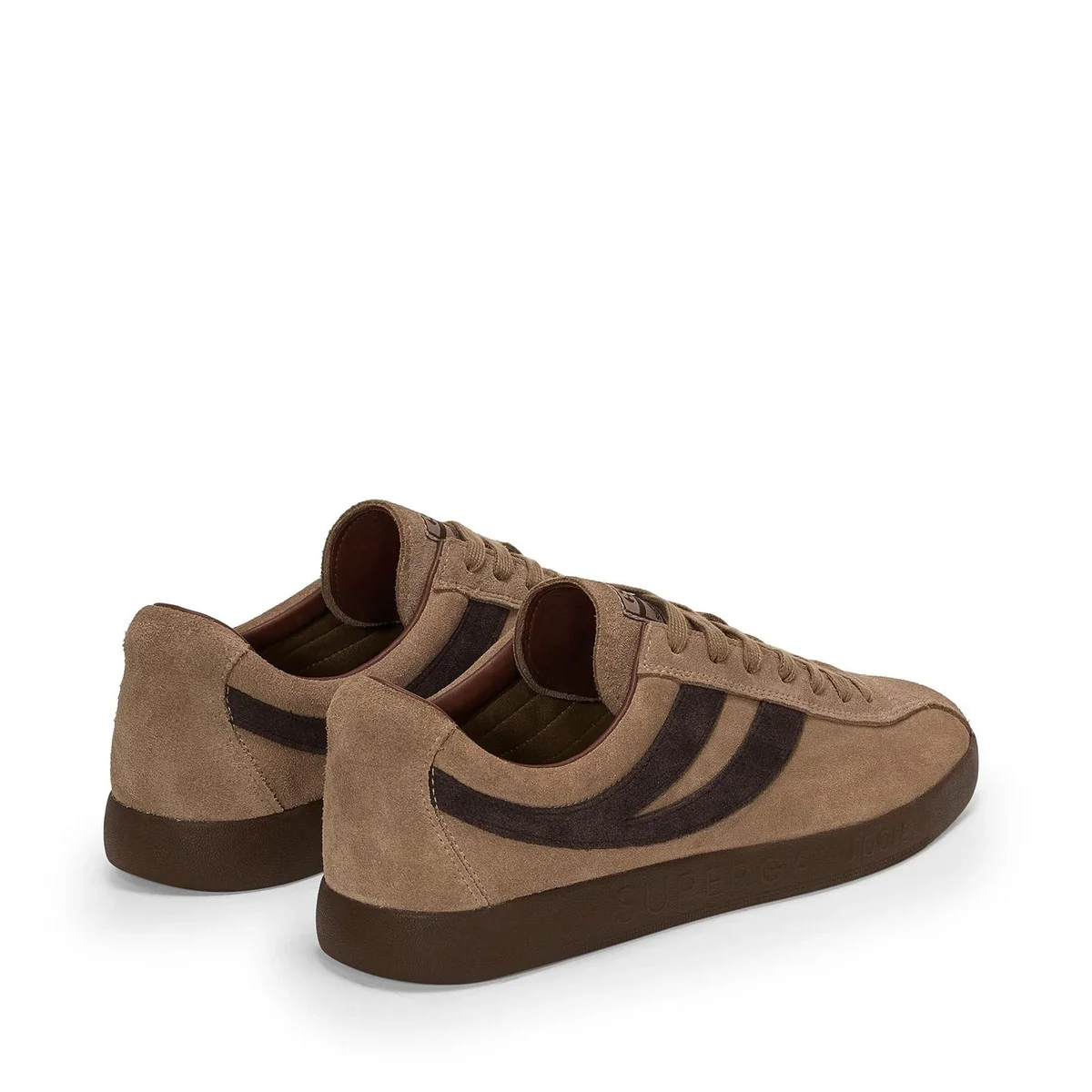 SUPERGA Sneaker Uomo 1960 CAPRI S71474W AOV Brown Caribou-Brown - Image 4