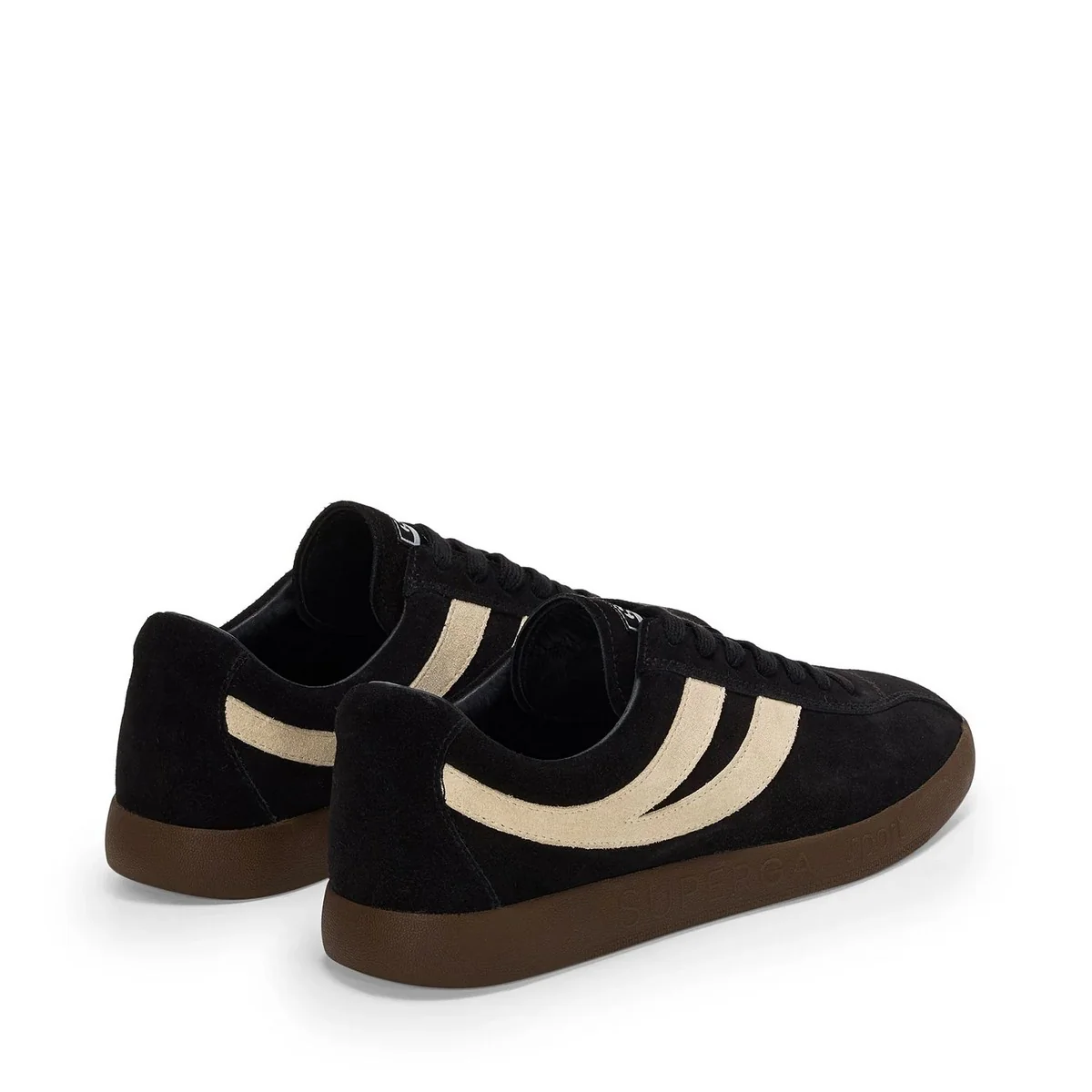 SUPERGA Sneaker Uomo 1960 CAPRI S71474W AOX Black-White Mastice- - Image 4
