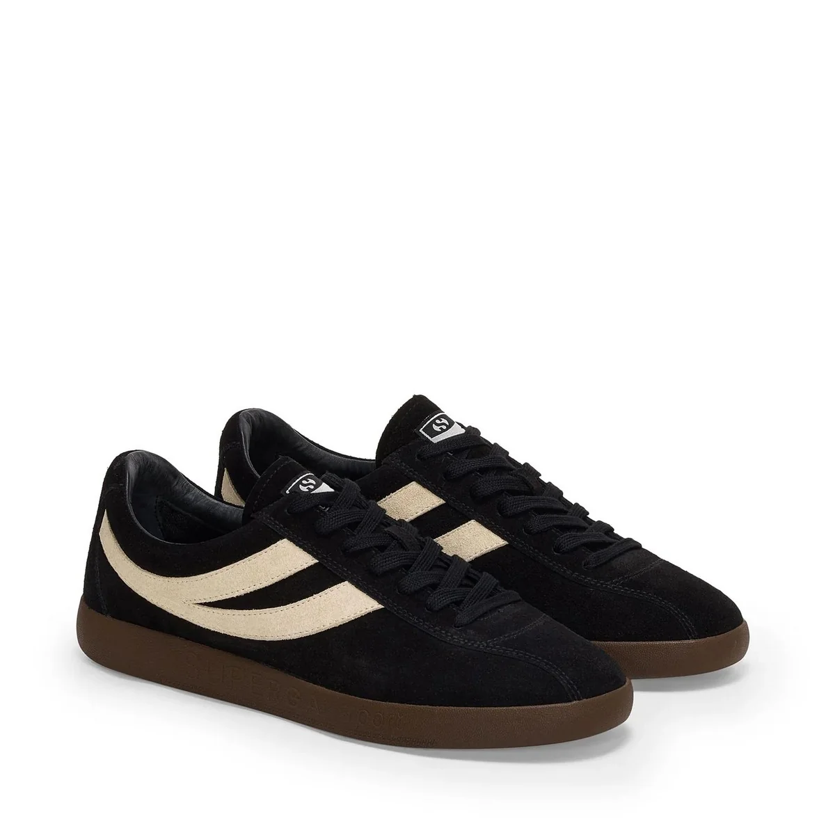 SUPERGA Sneaker Uomo 1960 CAPRI S71474W AOX Black-White Mastice- - Image 5