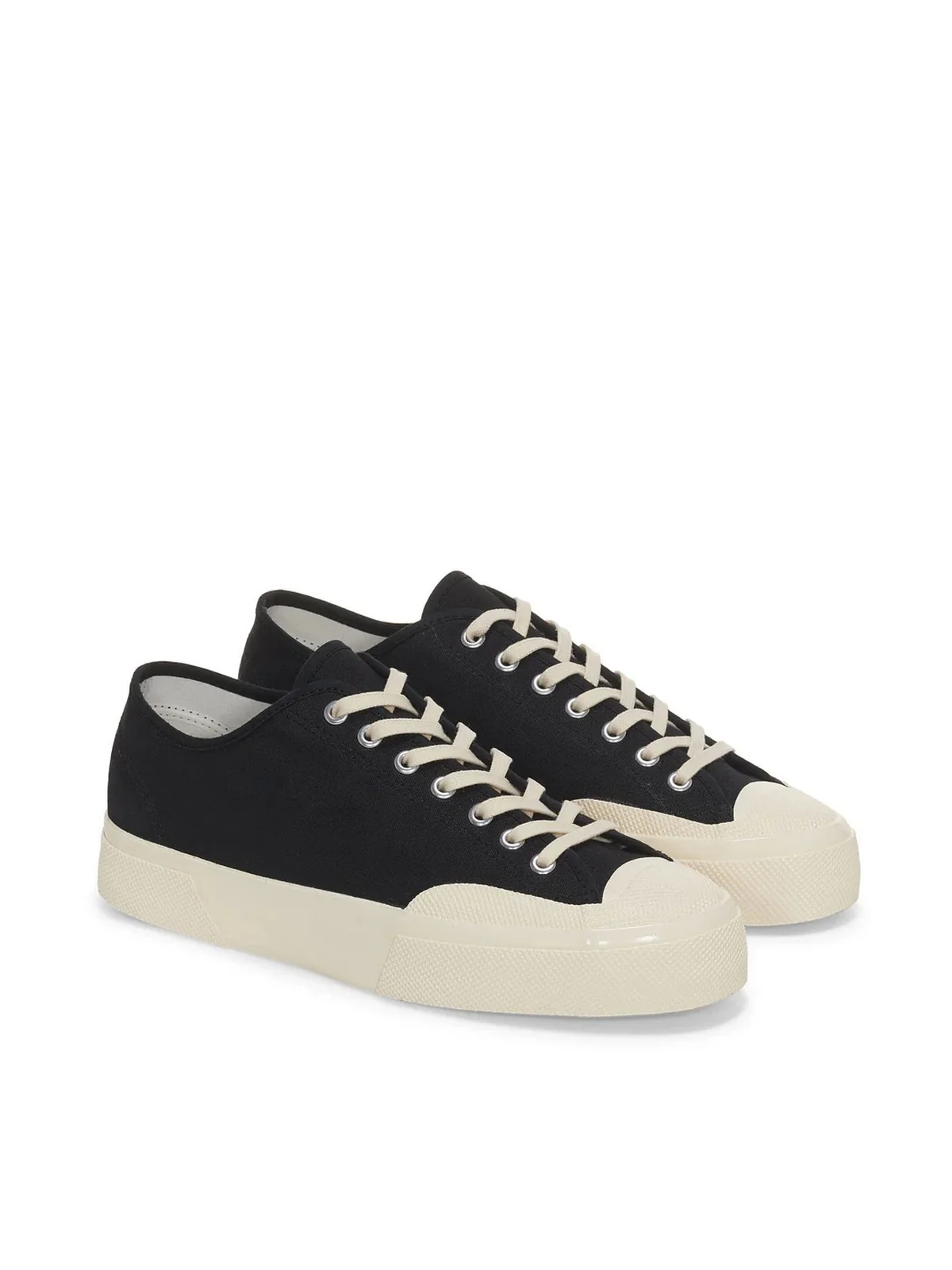 SUPERGA Sneaker Uomo 2432 WORKS LOW CUT COTTON CANV S51347W A0U Nero - Image 2