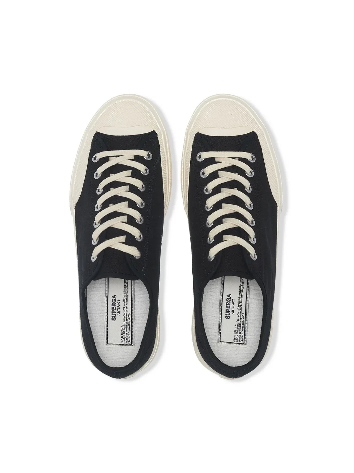 SUPERGA Sneaker Uomo 2432 WORKS LOW CUT COTTON CANV S51347W A0U Nero - Image 4