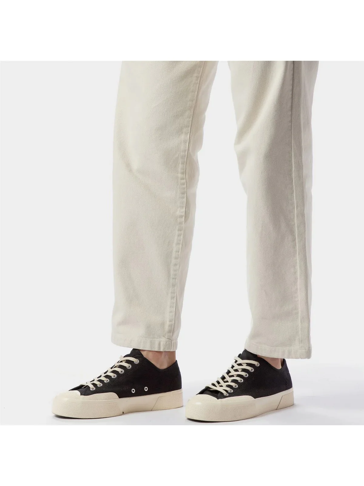 SUPERGA Sneaker Uomo 2432 WORKS LOW CUT COTTON CANV S51347W A0U Nero - Image 5