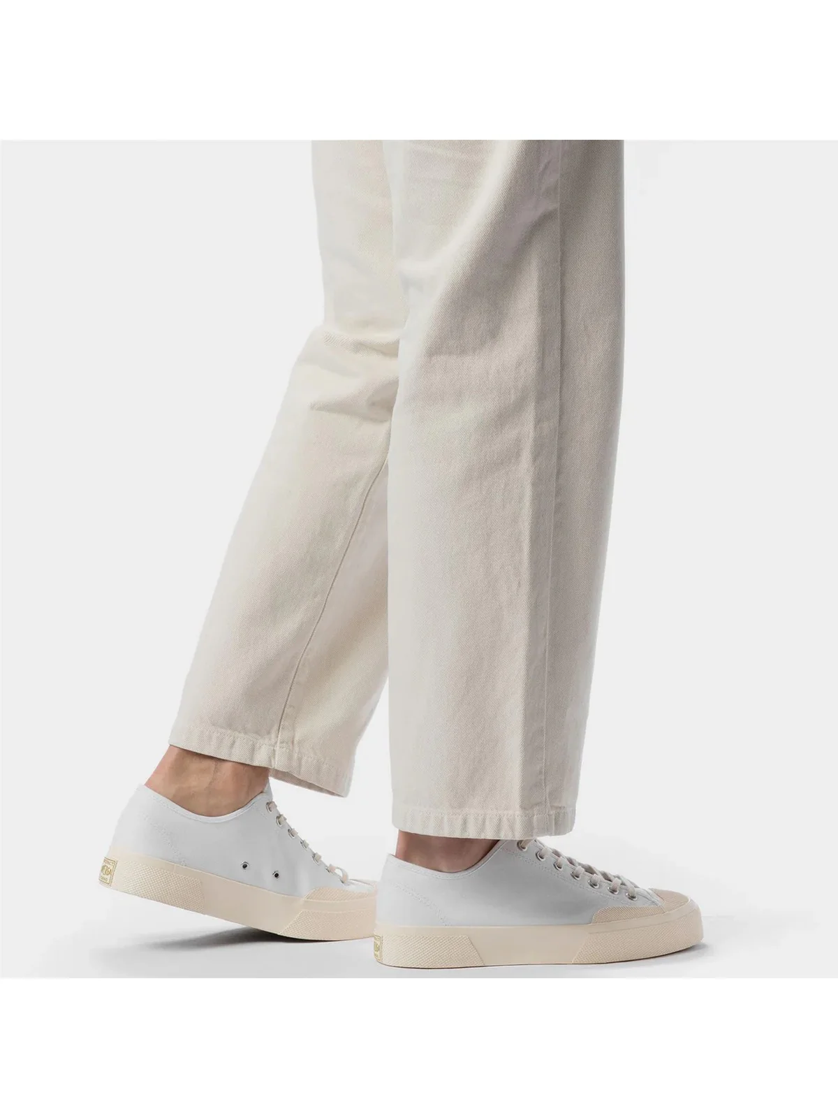 SUPERGA Sneaker Uomo 2432 WORKS LOW CUT COTTON CANV S51347W A1Q Bianco - Image 3