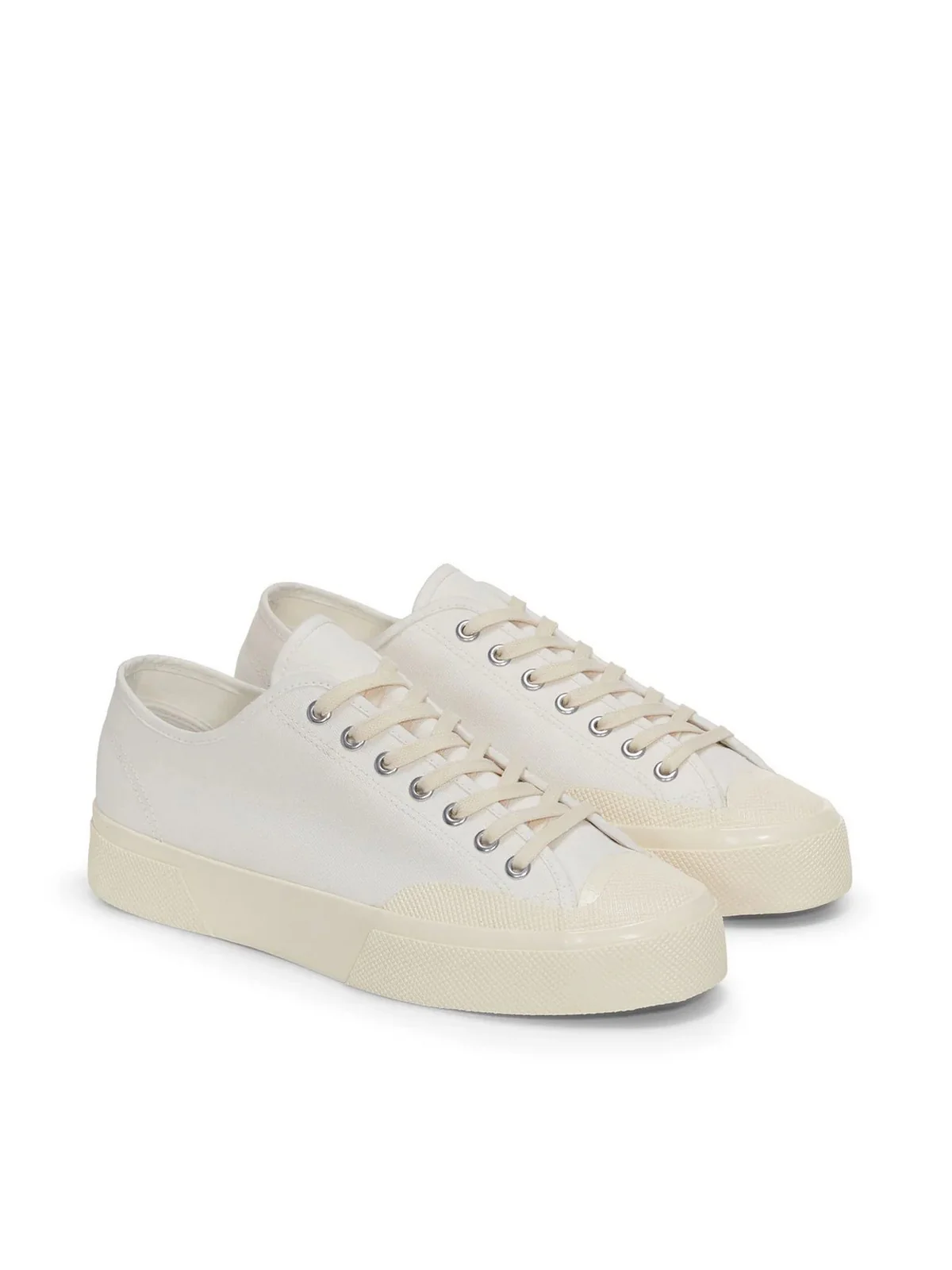 SUPERGA Sneaker Uomo 2432 WORKS LOW CUT COTTON CANV S51347W A1Q Bianco - Image 4