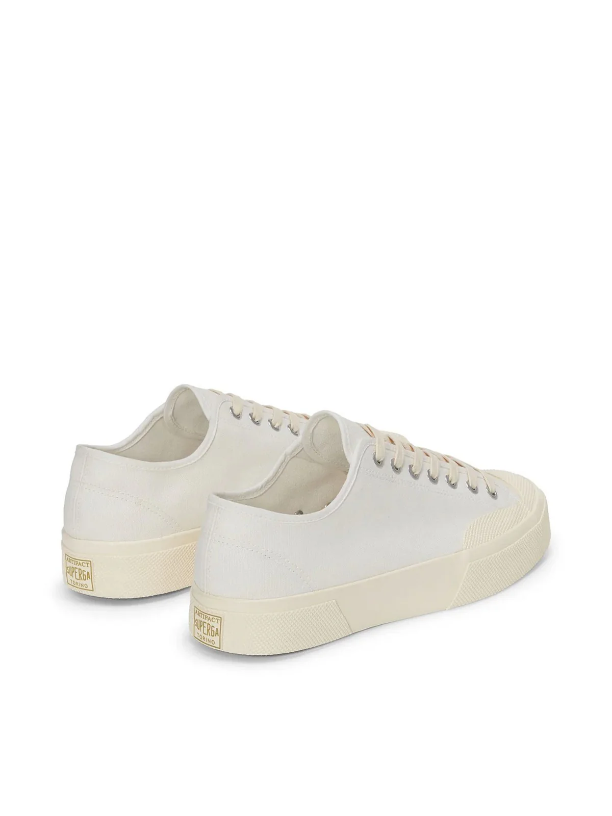 SUPERGA Sneaker Uomo 2432 WORKS LOW CUT COTTON CANV S51347W A1Q Bianco - Image 5