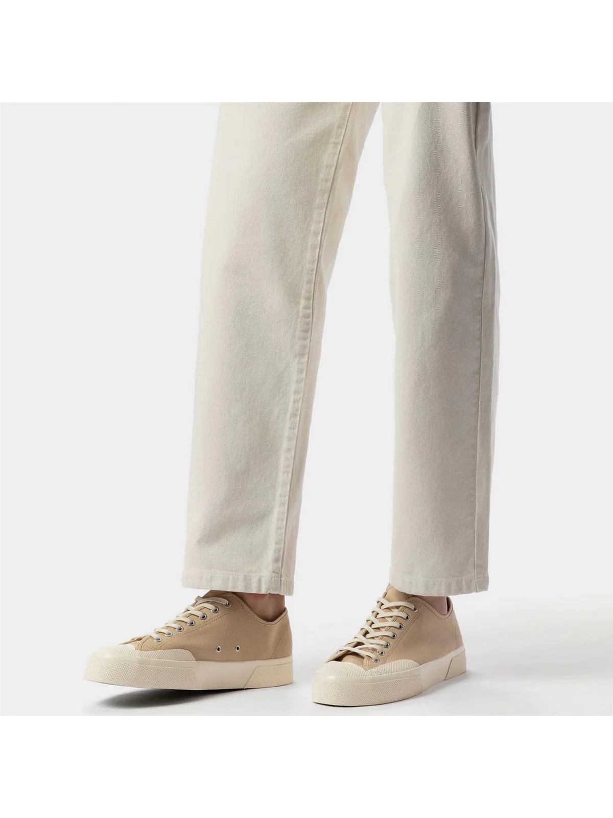 SUPERGA Sneaker Uomo 2432 WORKS LOW CUT COTTON CANV S51347W A6P Beige - Image 3