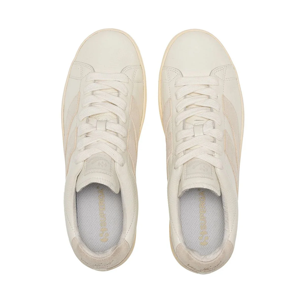SUPERGA Sneaker Uomo 4833 LENDL S51477W A8K White Avorio-Beige-F - Image 3