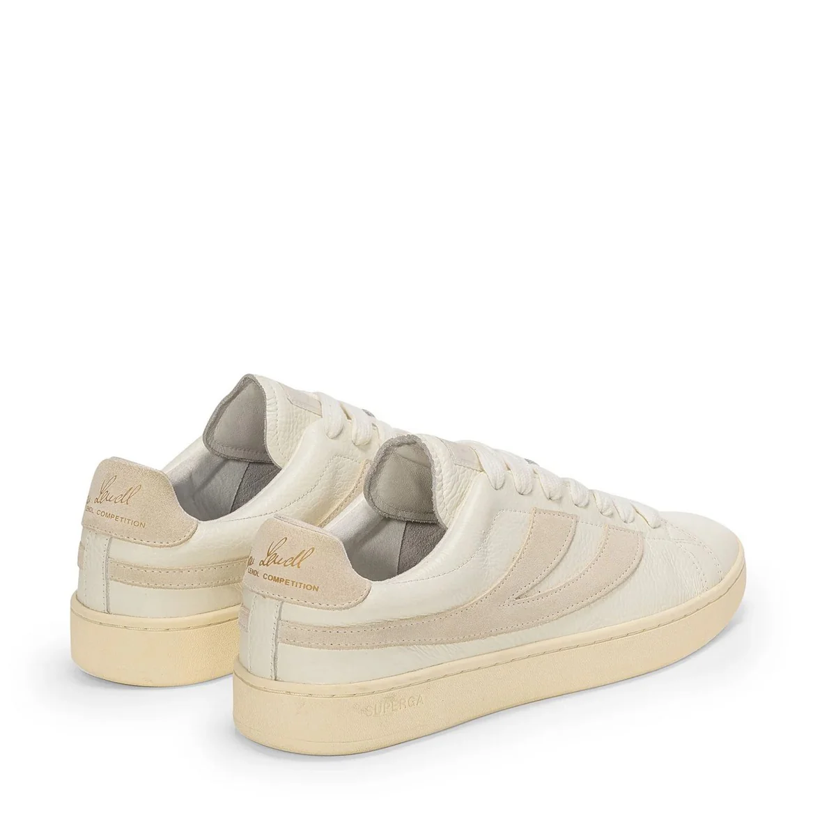 SUPERGA Sneaker Uomo 4833 LENDL S51477W A8K White Avorio-Beige-F - Image 4