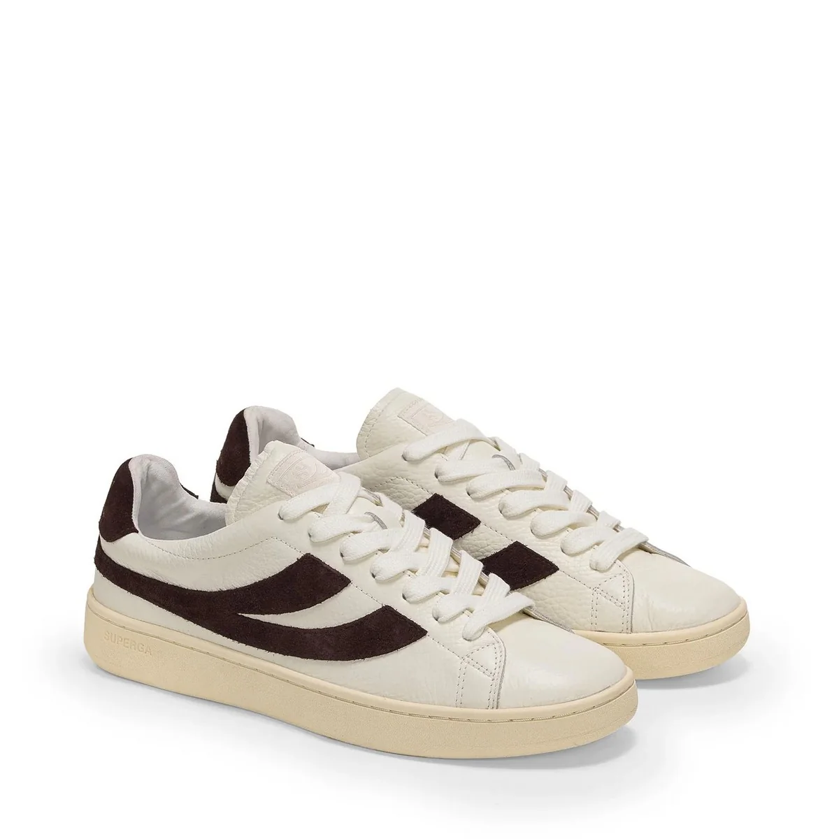 SUPERGA Sneaker Uomo 4833 LENDL S51477W A8M White Avorio-Leef Gr - Image 5