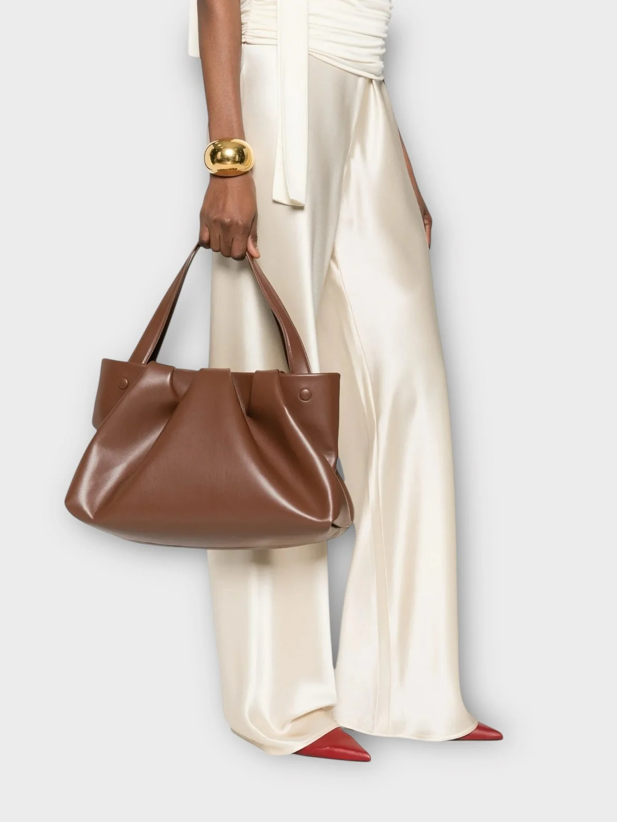 THEMOIRè Borsa Donna ATHENA VEGAN FABRIC 261WTMA00OOVF FRIAR BROWN - Image 2