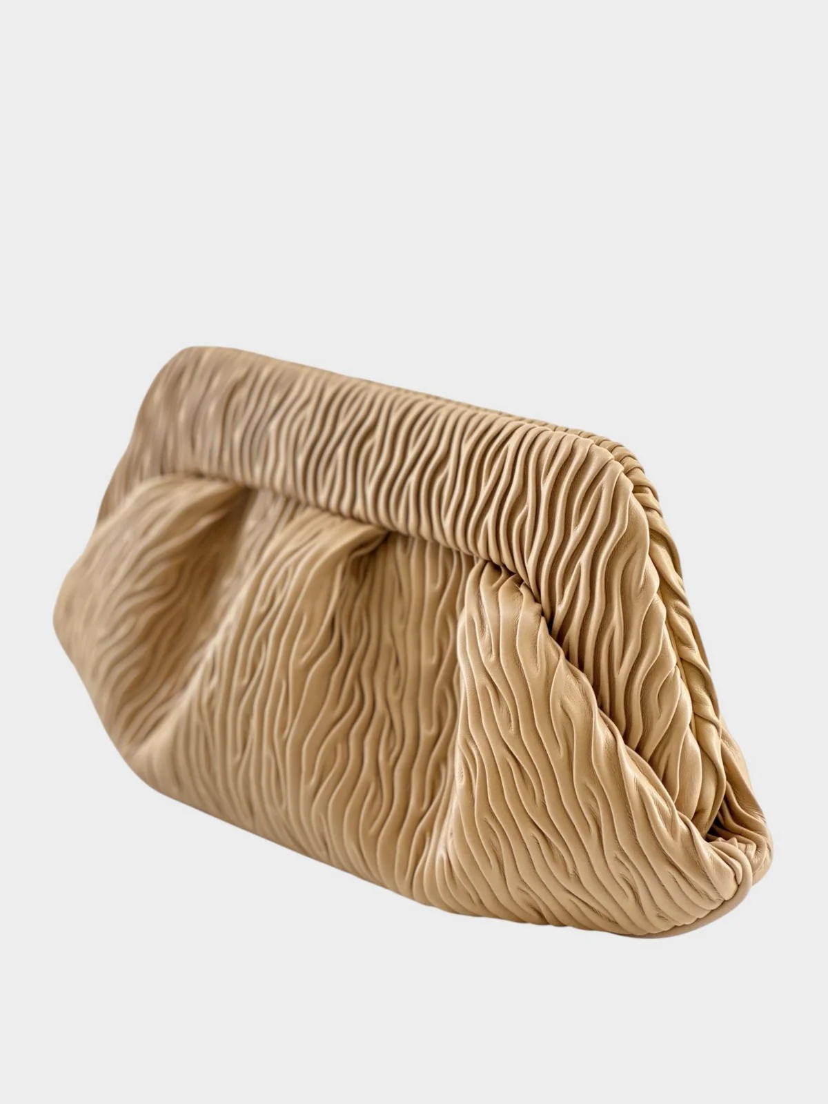 THEMOIRè Borsa Donna BIOS BAGUETTE ARRICCIATO APPLE 261WTMBB0OOAA SAND - Image 3