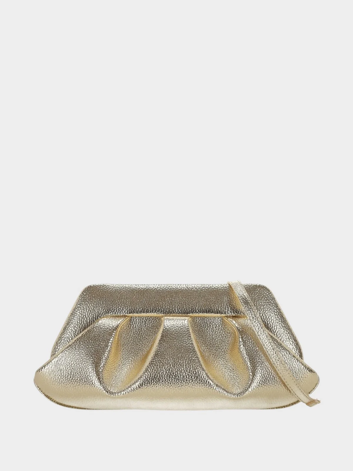 THEMOIRè Borsa Donna BIOS BAGUETTE BOTTOLATO LAMINATO 261WTMBB0OOBL GOLD GOLD - Image 4