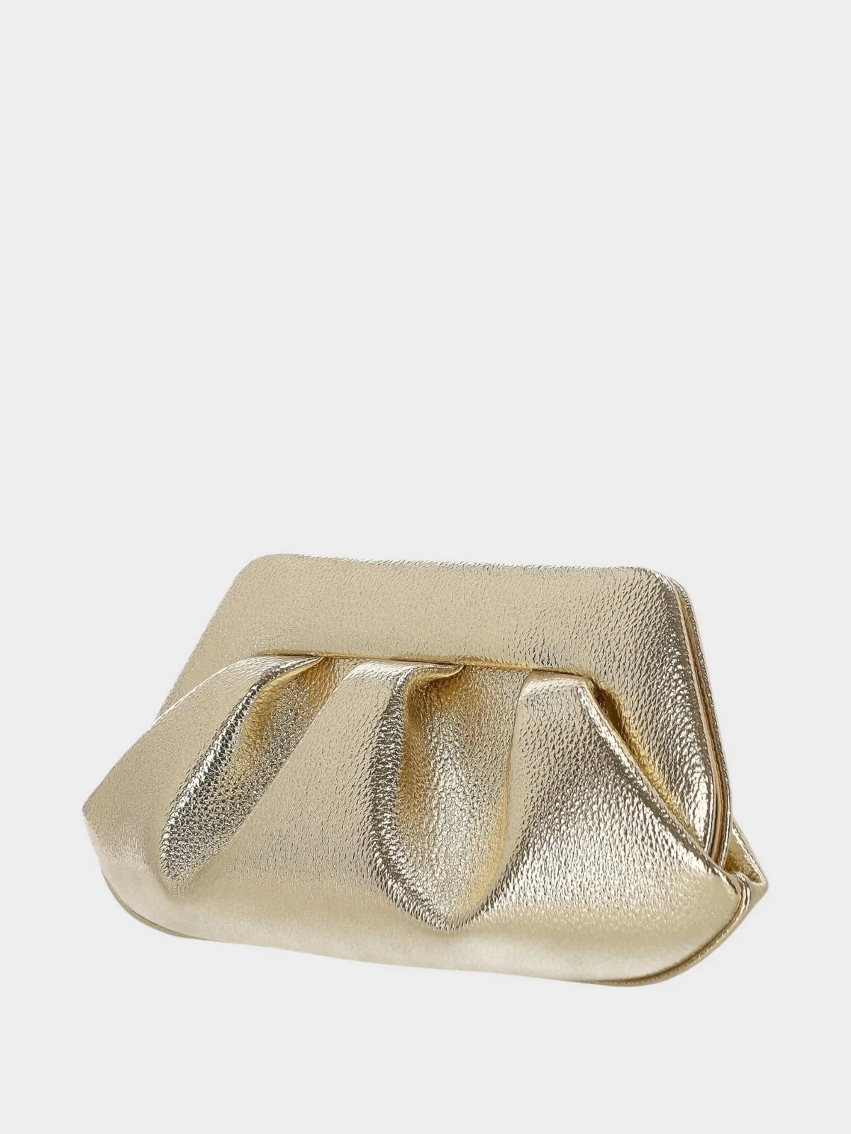 THEMOIRè Borsa Donna BIOS BAGUETTE BOTTOLATO LAMINATO 261WTMBB0OOBL GOLD GOLD - Image 5