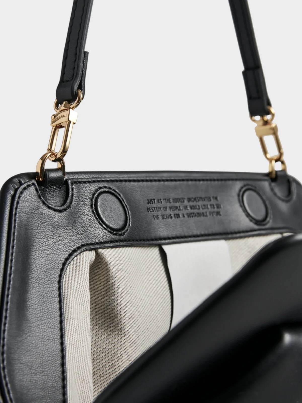 THEMOIRè Borsa Donna BIOS BAGUETTE VEGAN FABRIC NS1WTMBB0OOVF JET BLACK - Image 5