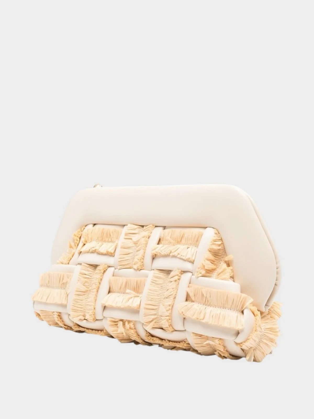 THEMOIRè Borsa Donna BIOS INTRECCIO RAFIA 261WTMB00OIRA BUTTER CREAM-RUTABAGA - Image 3