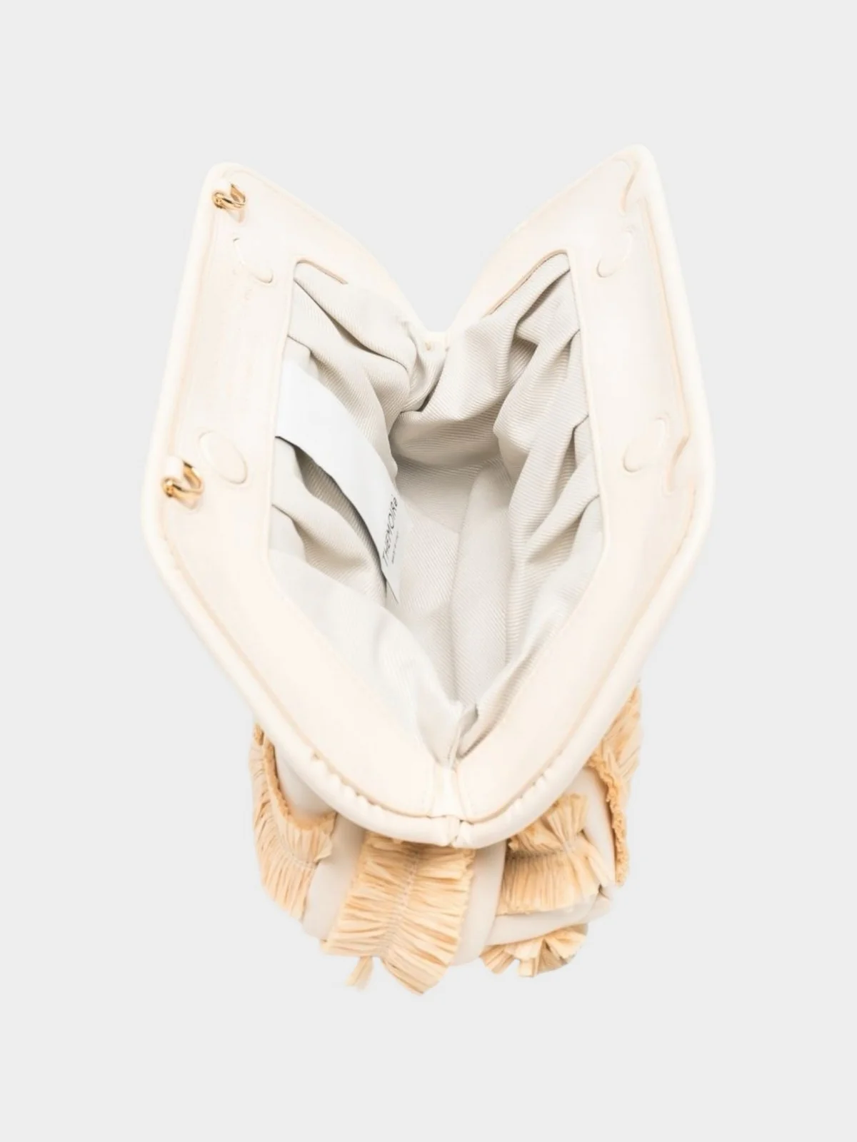 THEMOIRè Borsa Donna BIOS INTRECCIO RAFIA 261WTMB00OIRA BUTTER CREAM-RUTABAGA - Image 5