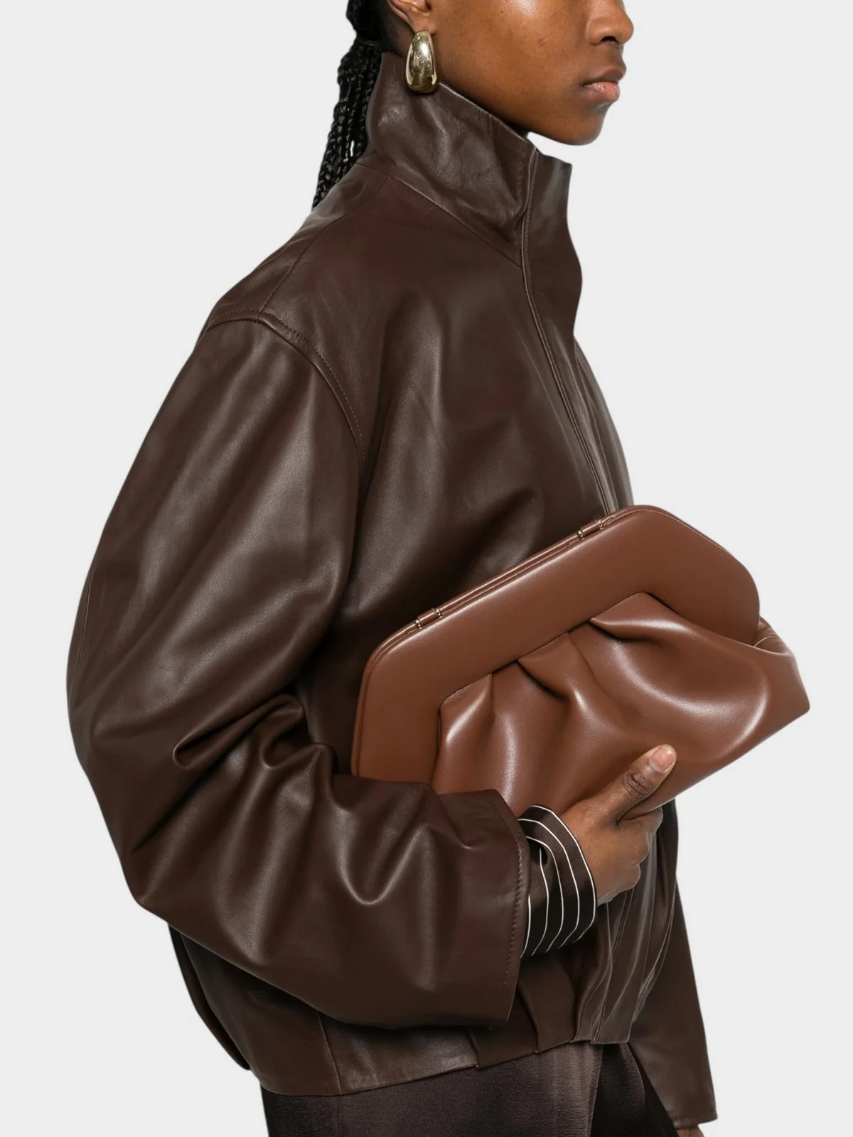 THEMOIRè Borsa Donna BIOS MEDIUM VEGAN FABRIC 261WTMBM0OOVF FRIAR BROWN FRIAR BROWN - Image 2