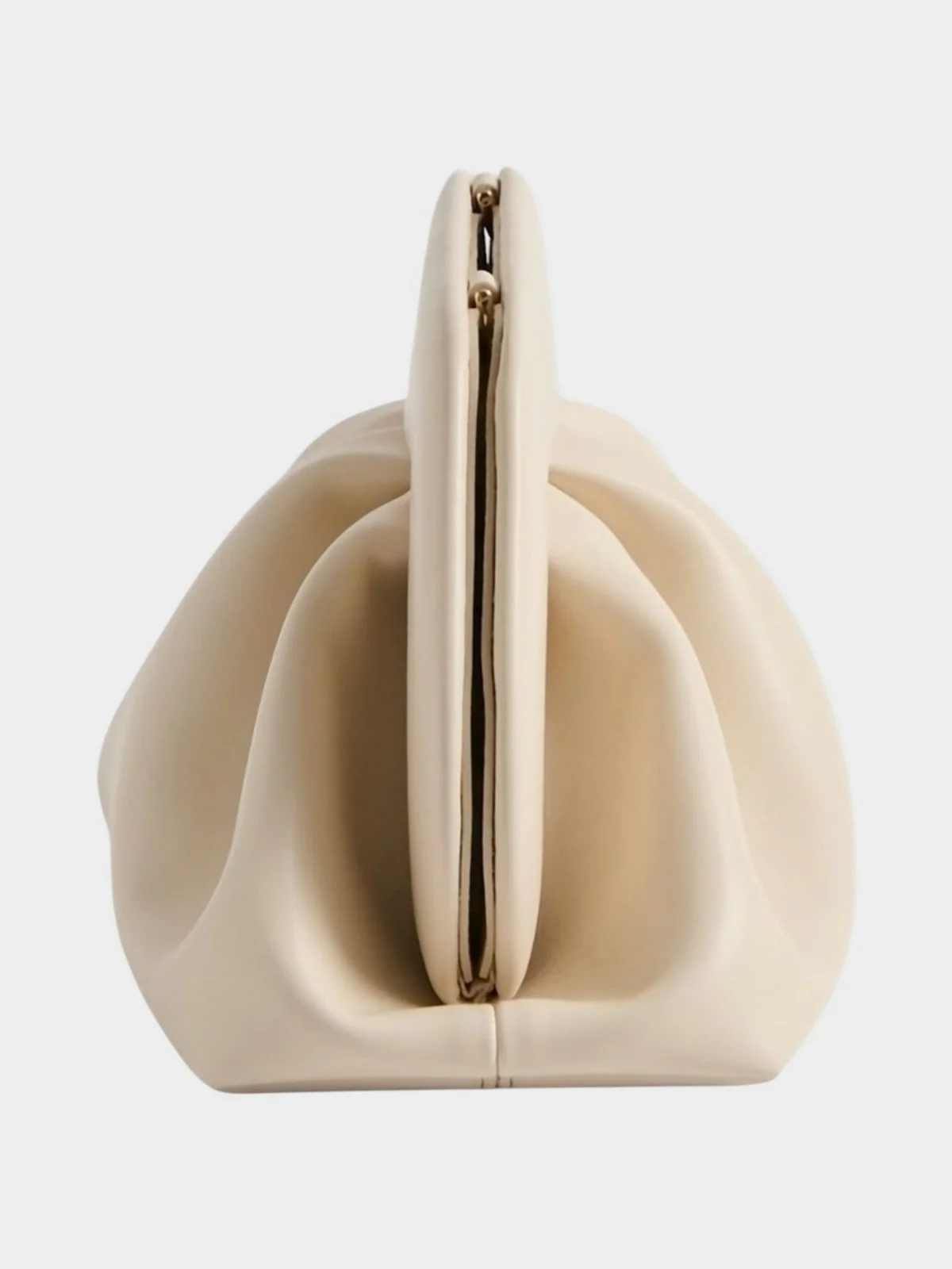 THEMOIRè Borsa Donna BIOS MEDIUM VEGAN FABRIC NS1WTMBM0OOVF BUTTER CREAM BUTTER CREAM - Image 4