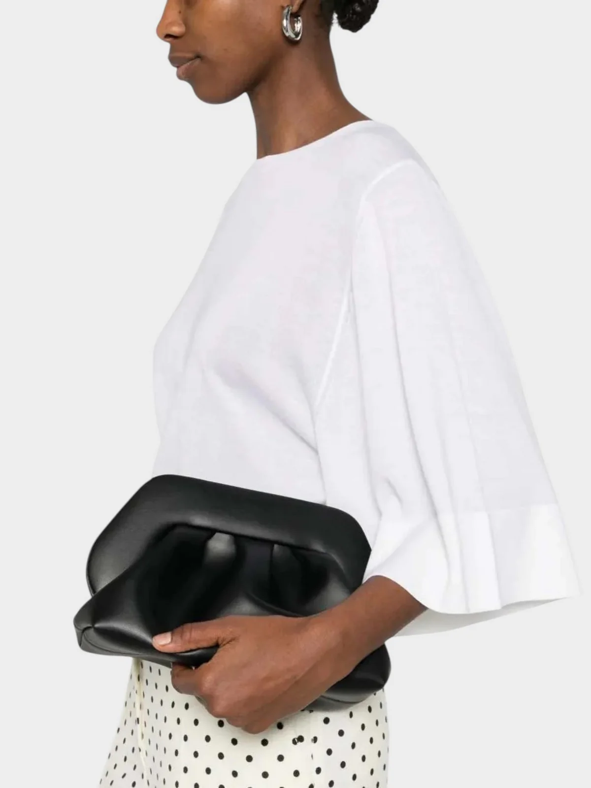 THEMOIRè Borsa Donna BIOS MEDIUM VEGAN FABRIC NS1WTMBM0OOVF Jet Black JET BLACK - Image 2