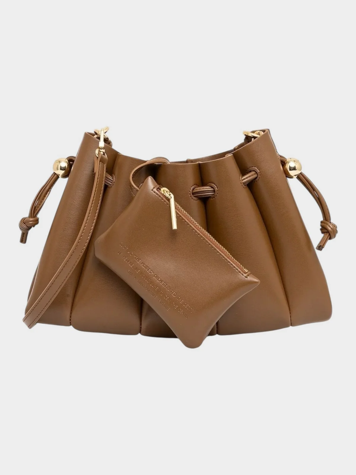 THEMOIRè Borsa Donna CALIPSO CROSSBODY VEGAN FABRIC 261WTMCC0OOVF FRIAR BROWN - Image 5