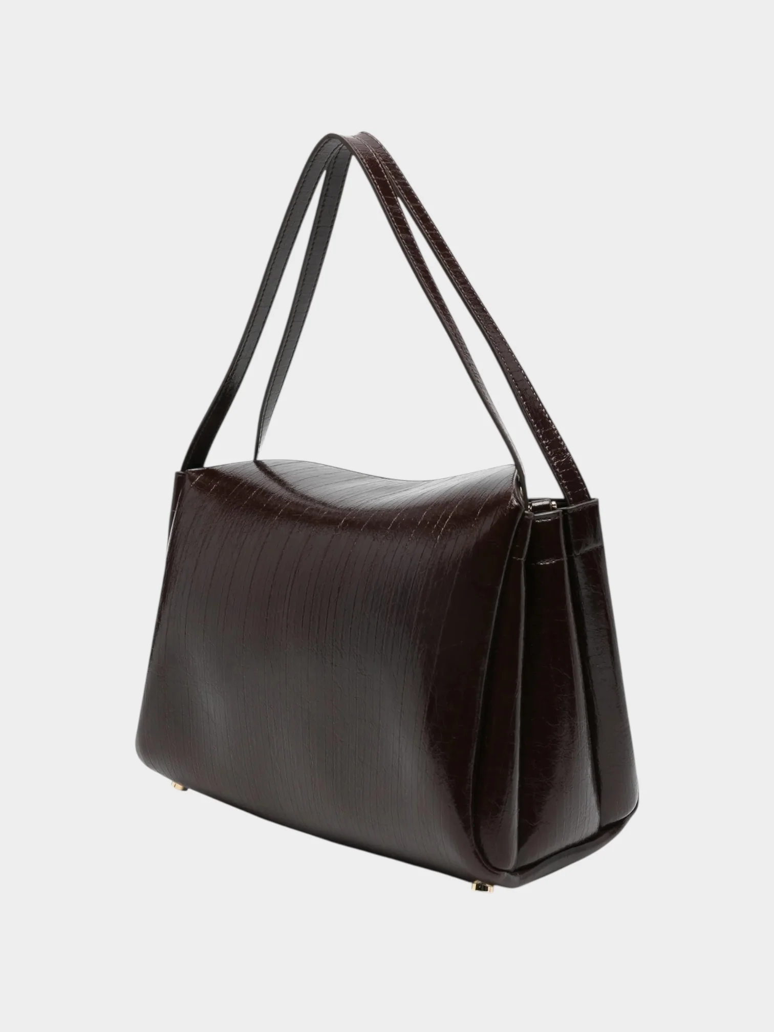 THEMOIRè Borsa Donna CALIPSO TRUNK RIGATO VEGAN FABRIC 261WTMCT0ORVF CHOCOLATE PLUM - Image 3