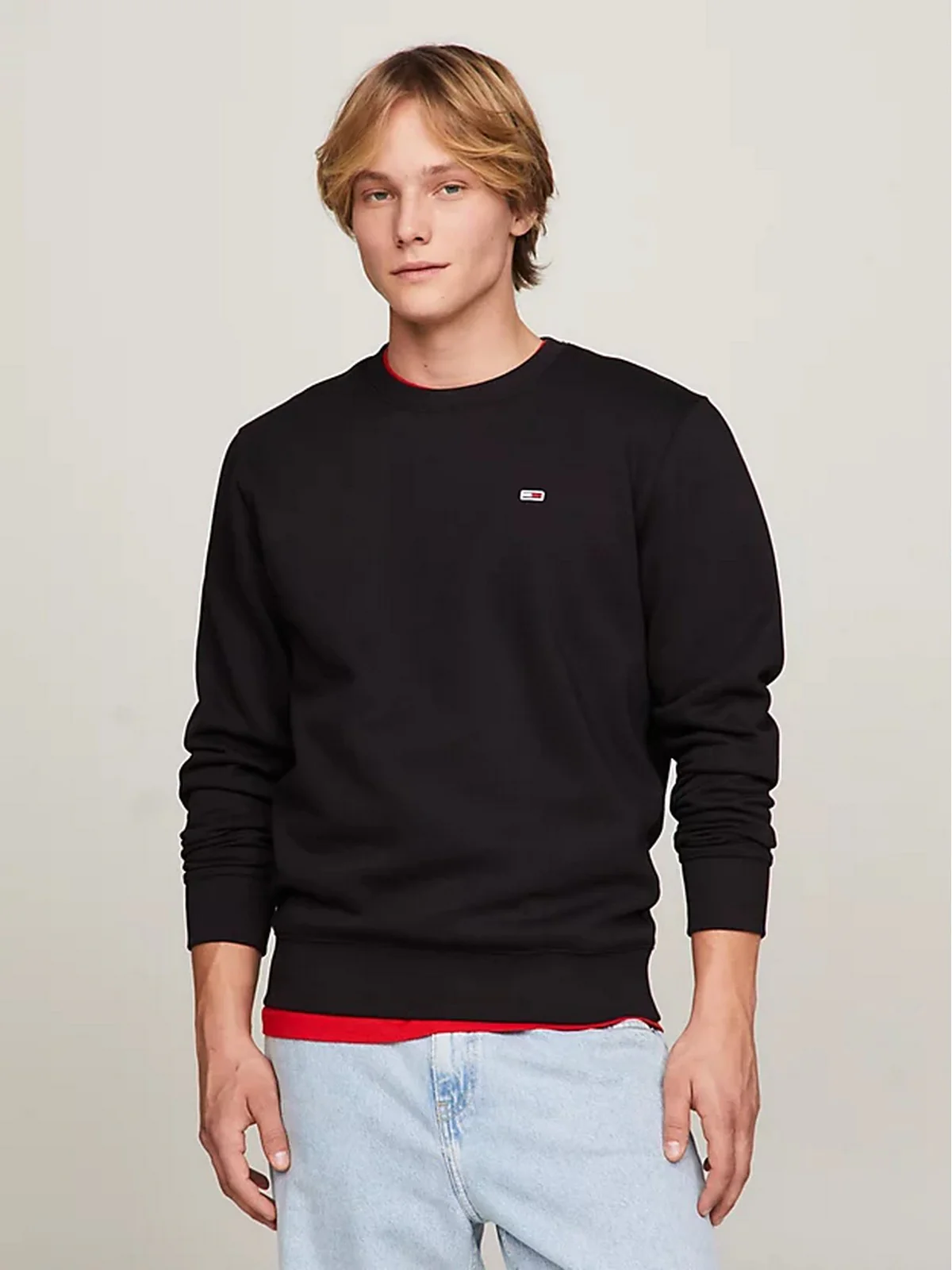 TOMMY HILFIGER Felpa Uomo DM0DM09591 BDS Nero - Image 2