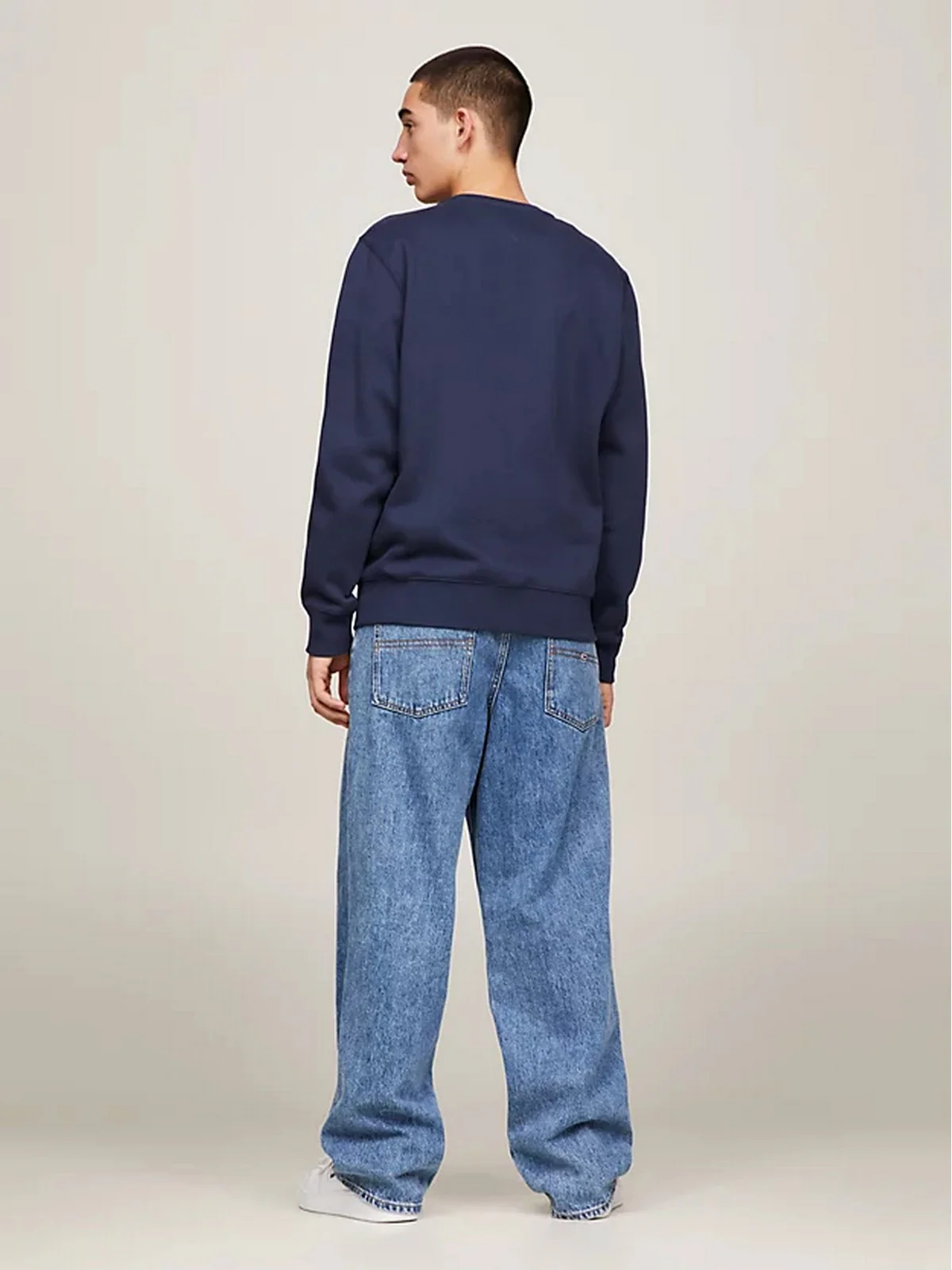 TOMMY HILFIGER Felpa Uomo  DM0DM09591 C87 Blu - Image 2