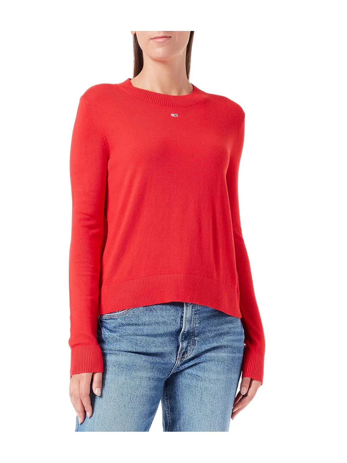 TOMMY HILFIGER Maglione Donna DW0DW16534 XNL Rosso - Image 2