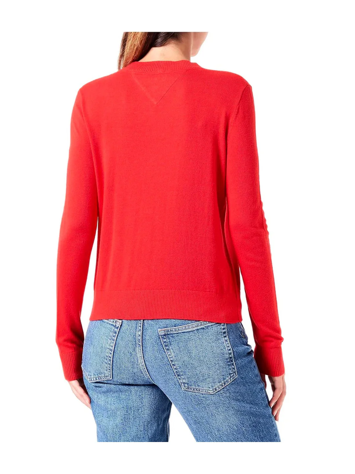 TOMMY HILFIGER Maglione Donna DW0DW16534 XNL Rosso - Image 4