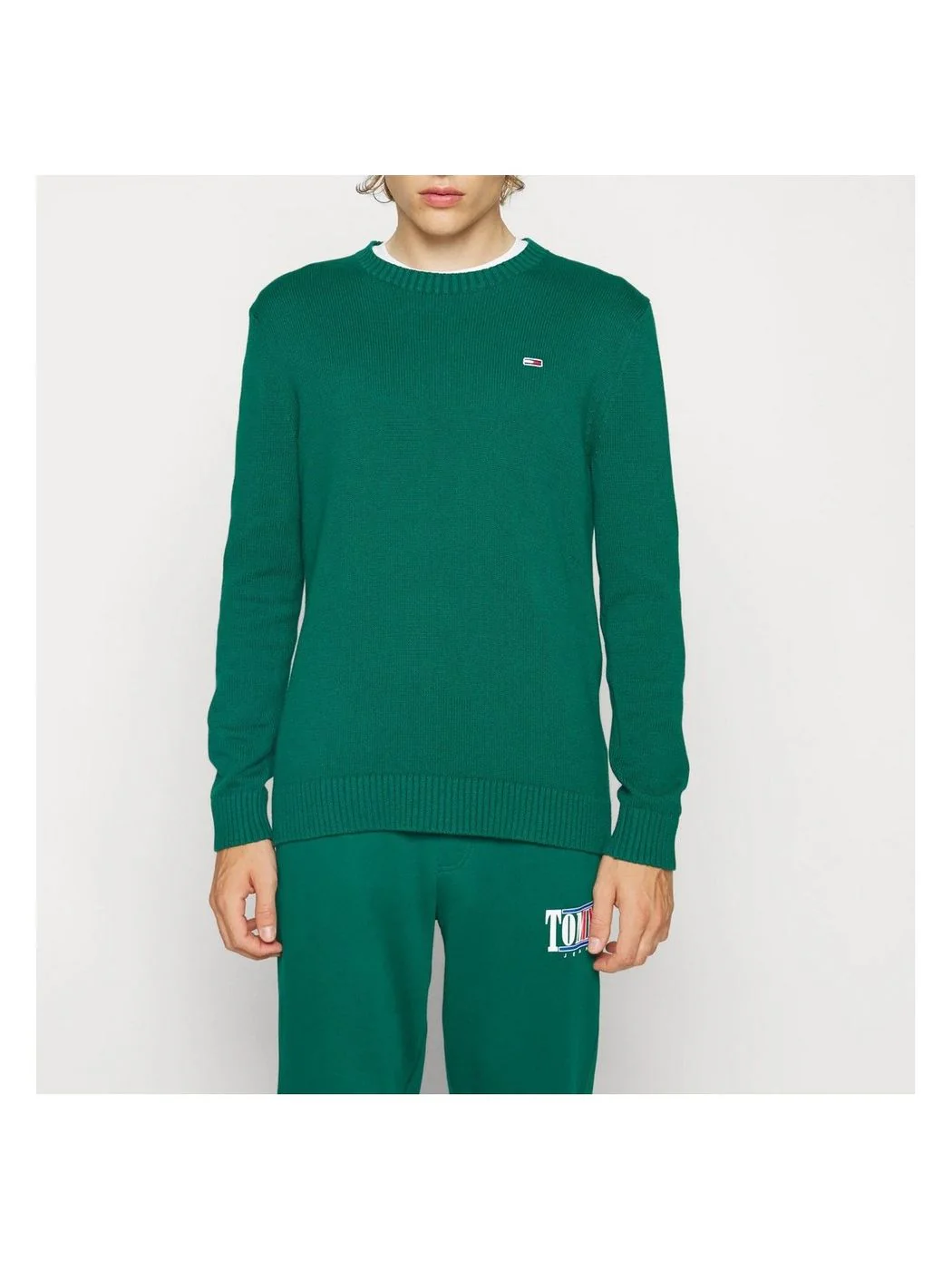 TOMMY HILFIGER Maglione Uomo  DM0DM11856 L6O Verde - Image 2