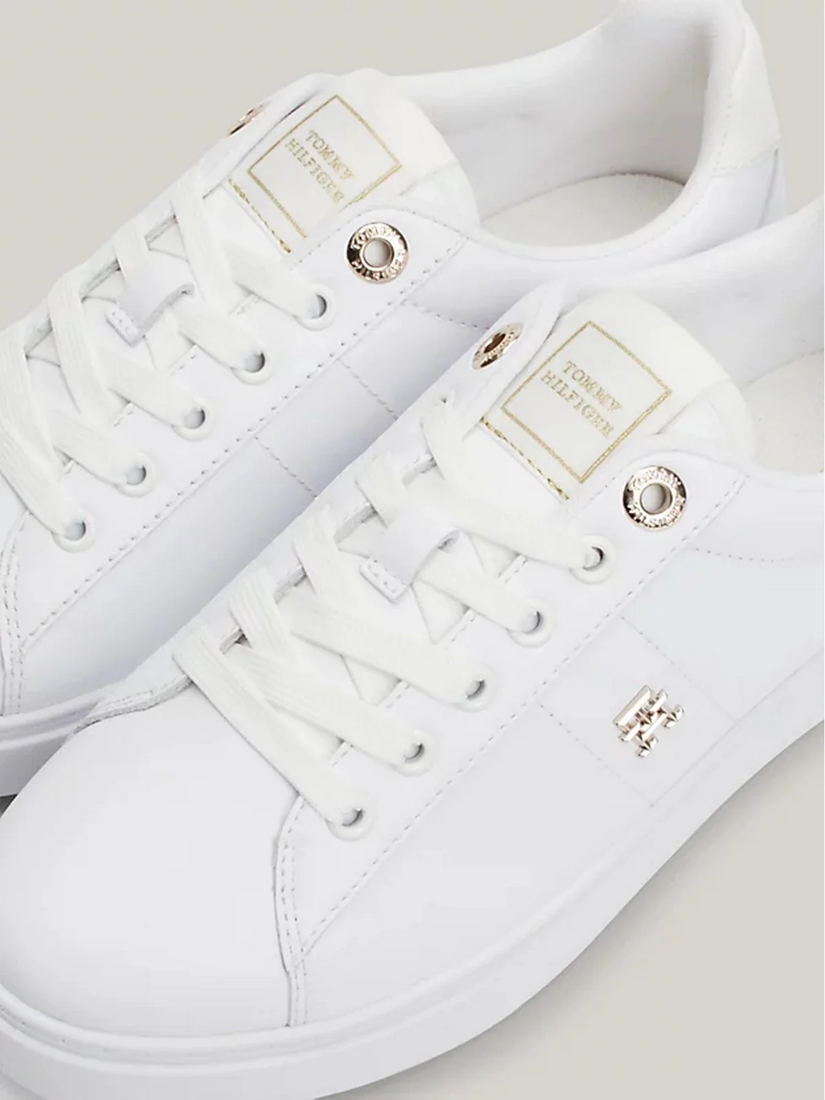 TOMMY HILFIGER Sneaker Donna  FW0FW07685 YBS Bianco - Image 5