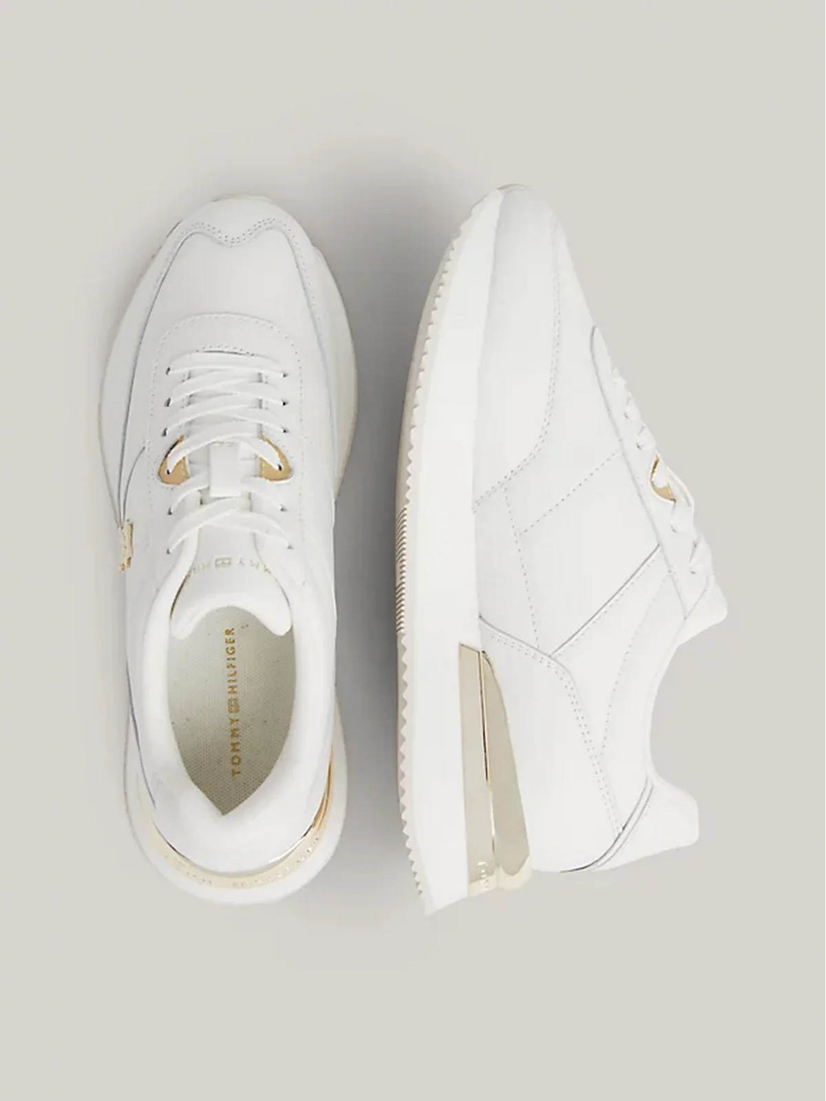 TOMMY HILFIGER Sneaker Donna  FW0FW07830 YBL Beige - Image 5