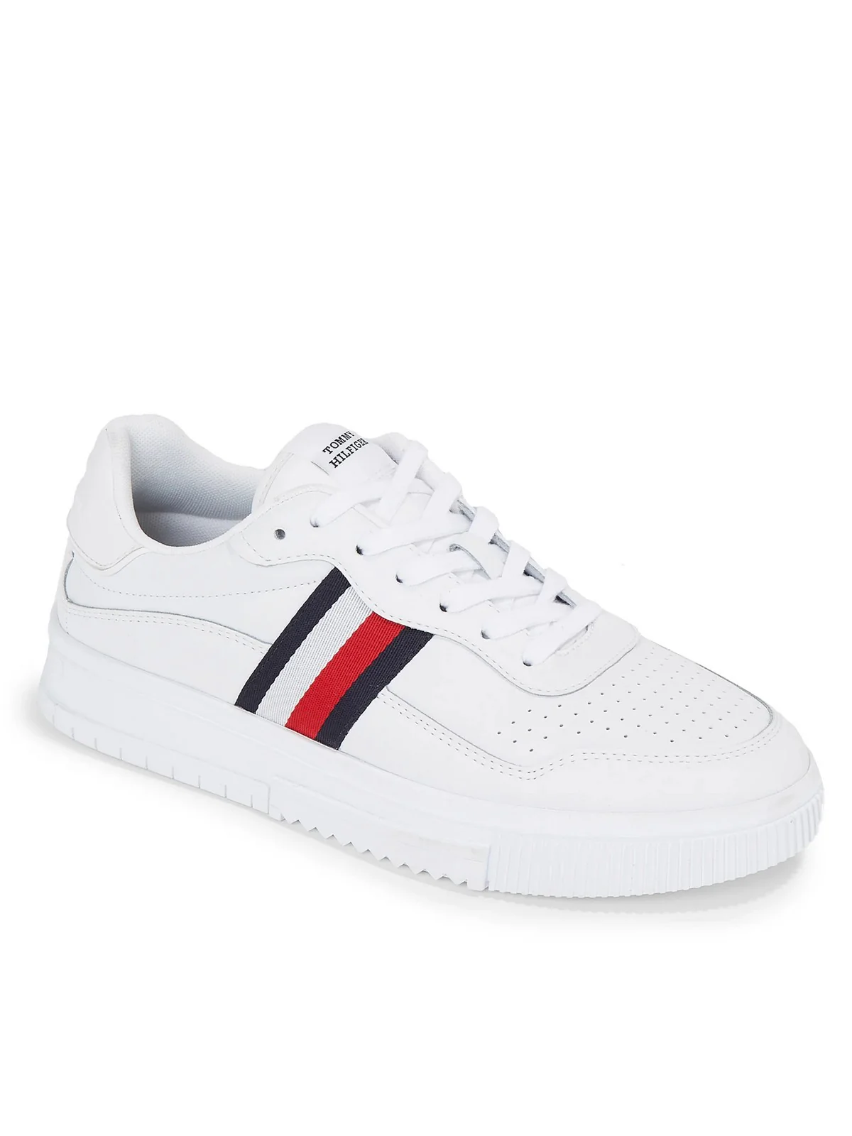 TOMMY HILFIGER Sneaker Uomo  FM0FM04824 YBS Bianco - Image 4