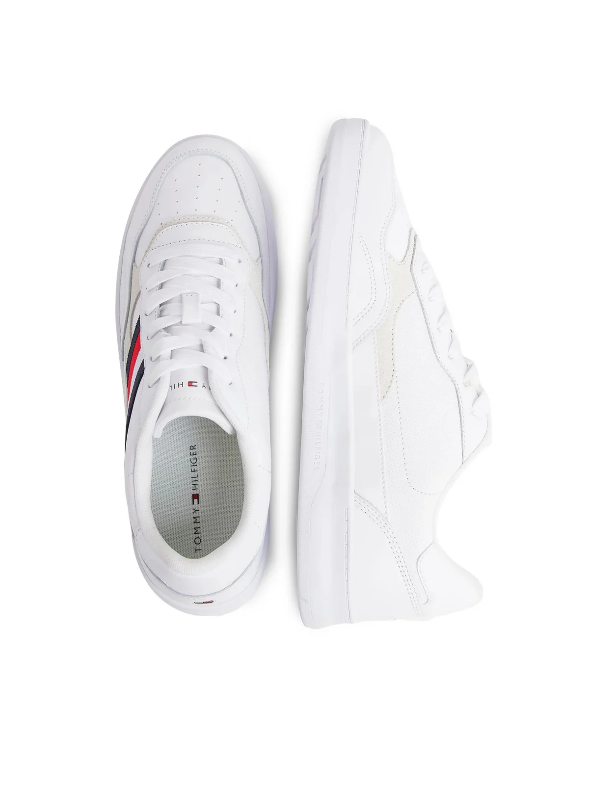 TOMMY HILFIGER Sneaker Uomo  FM0FM04828 YBS Bianco - Image 3