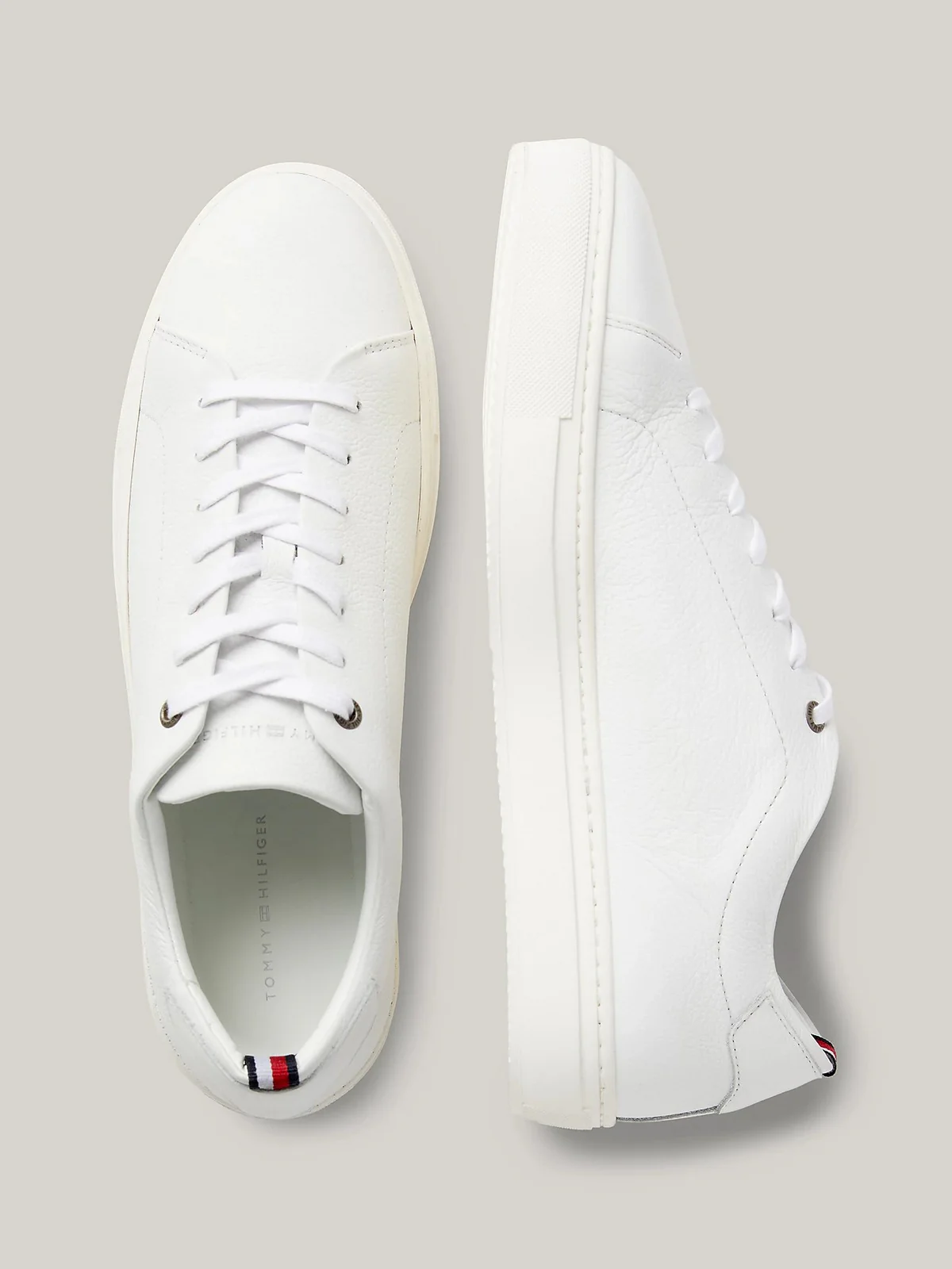 TOMMY HILFIGER Sneaker Uomo  FM0FM04893 YBS Bianco - Image 4