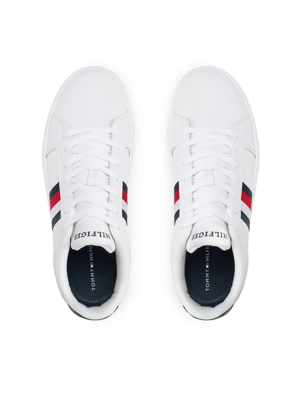 TOMMY HILFIGER Sneaker Uomo  FM0FM04895 YBS Bianco - Image 3