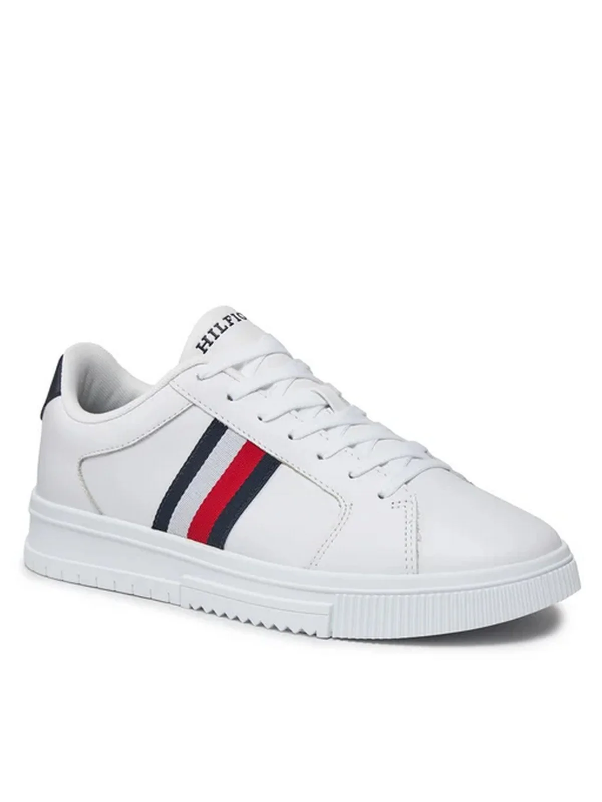 TOMMY HILFIGER Sneaker Uomo  FM0FM04895 YBS Bianco - Image 5