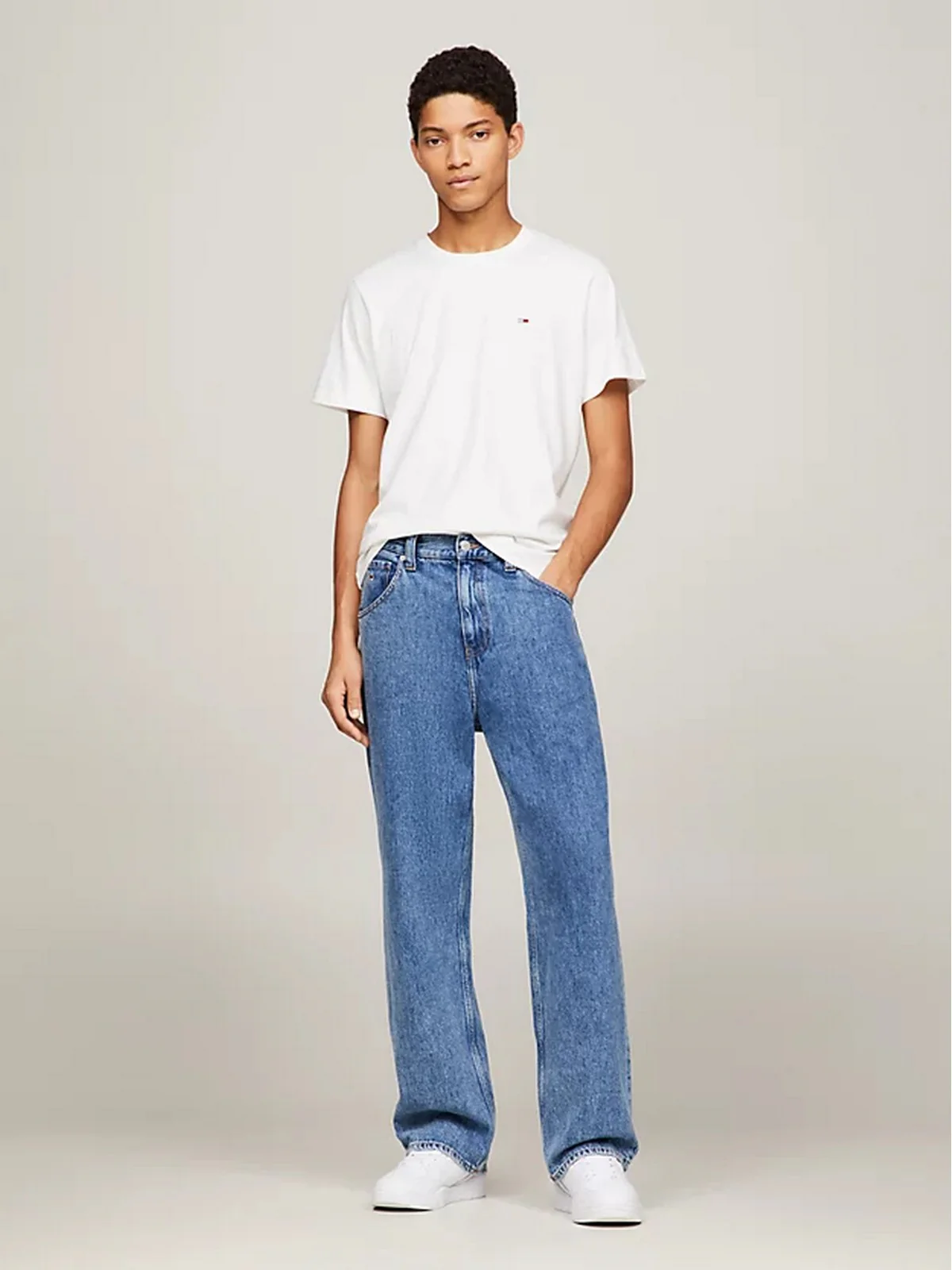 TOMMY HILFIGER T-Shirt e Polo Uomo  DM0DM09598 YBR Bianco - Image 3
