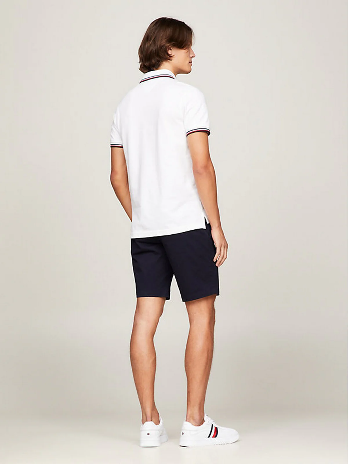 TOMMY HILFIGER T-Shirt e Polo Uomo  MW0MW13080 YBR Bianco - Image 3