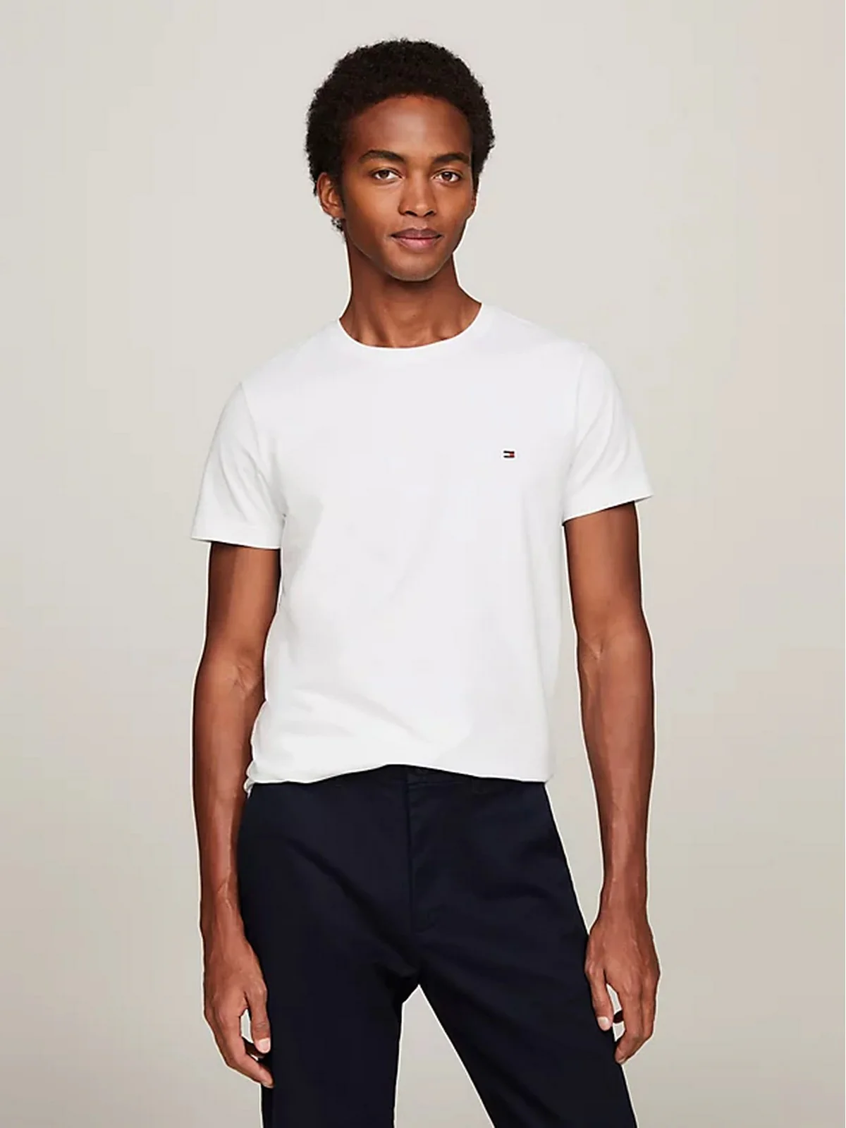 TOMMY HILFIGER T-Shirt e Polo Uomo  MW0MW27539 YBR Bianco - Image 2