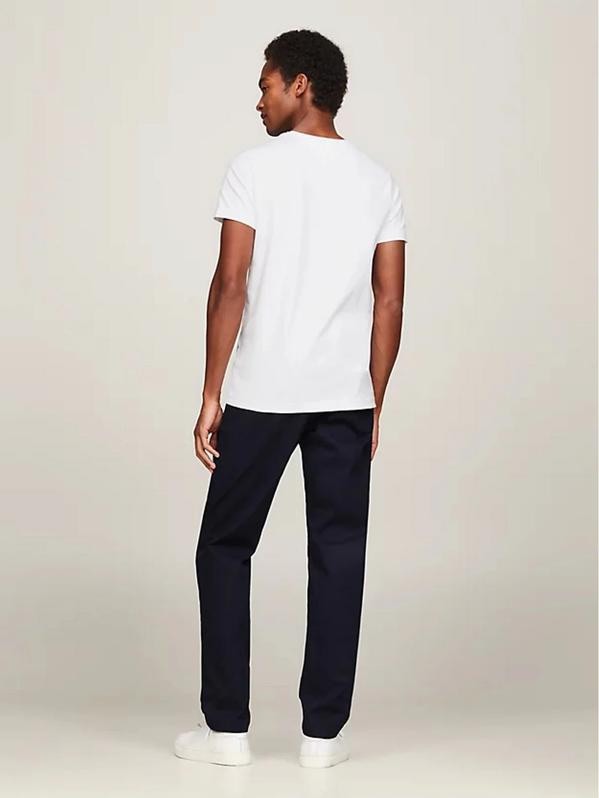 TOMMY HILFIGER T-Shirt e Polo Uomo  MW0MW27539 YBR Bianco - Image 3
