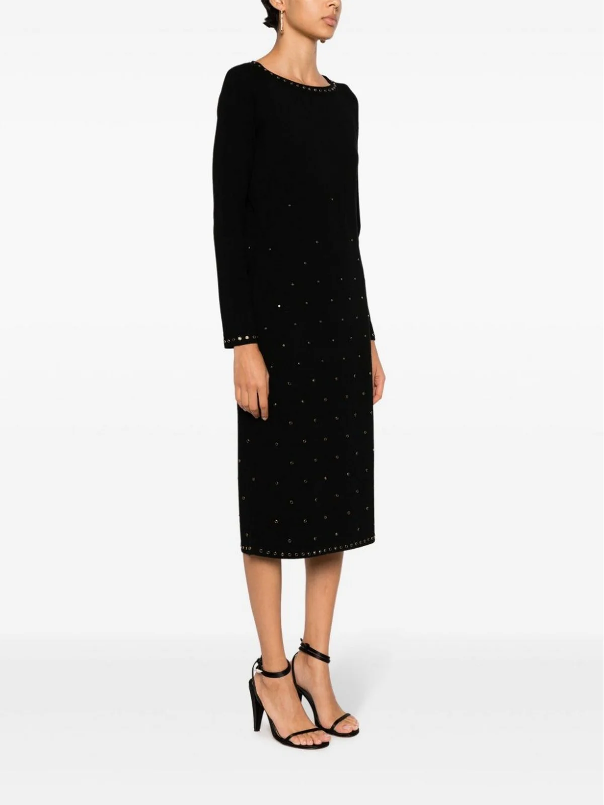 TWINSET Abito Donna  232TT3171 00006 Nero - Image 3