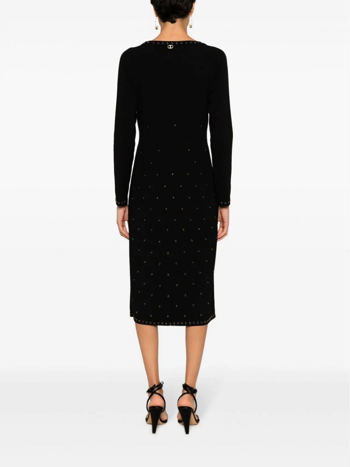TWINSET Abito Donna  232TT3171 00006 Nero - Image 4