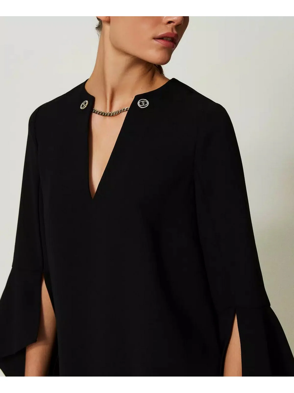 TWINSET Abito Donna  241TP2292 00006 Nero - Image 5