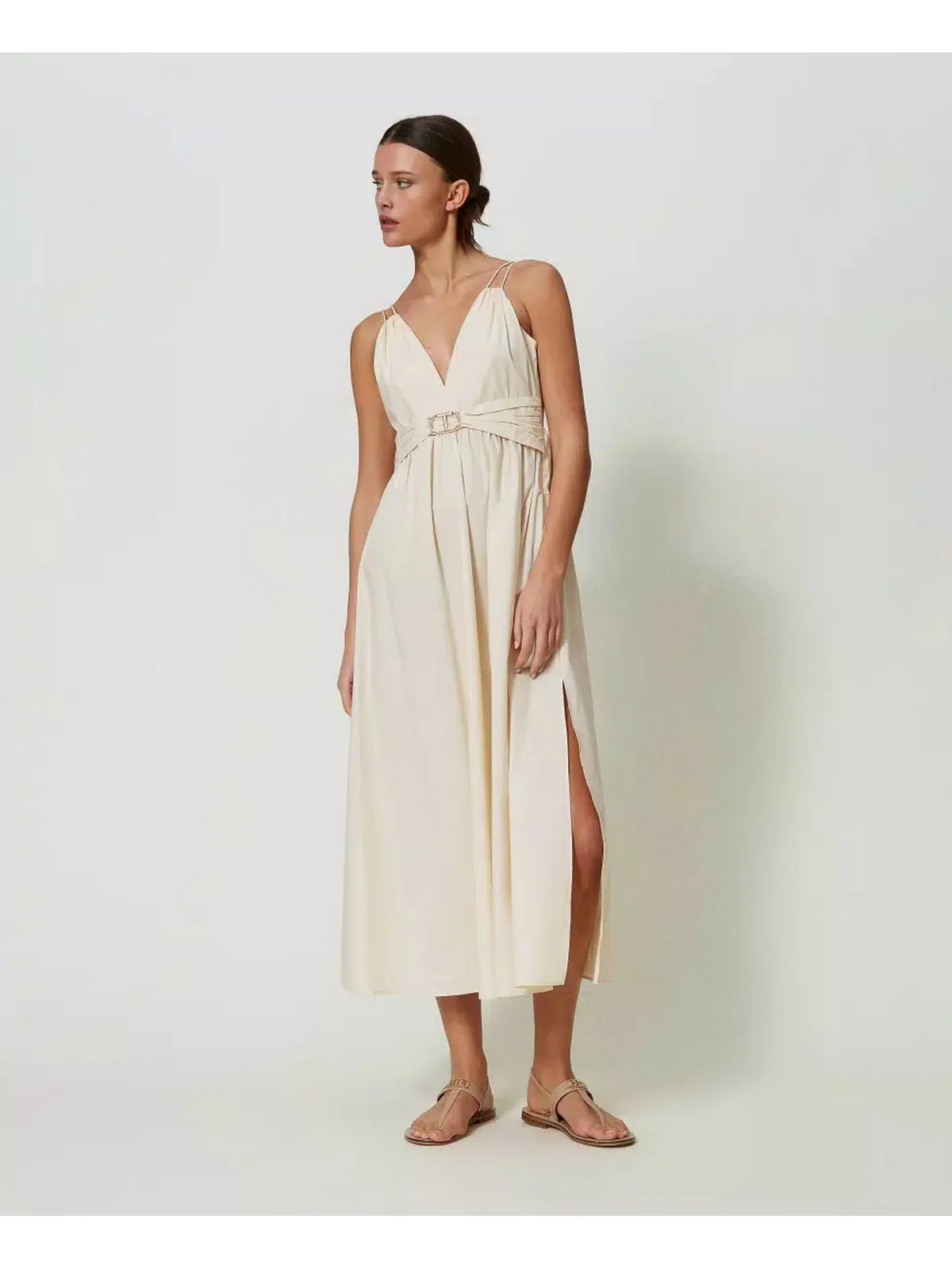 TWINSET Abito Donna  241TT2021 07222 Rosa - Image 2