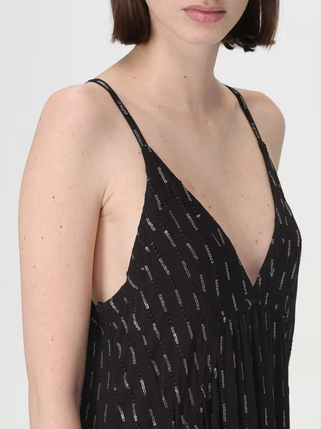 TWINSET Abito Donna  241TT2172 00006 Nero - Image 3