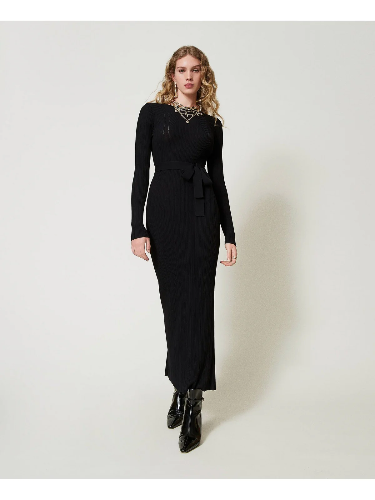 TWINSET Abito Donna  242TP3043 00006 Nero - Image 2