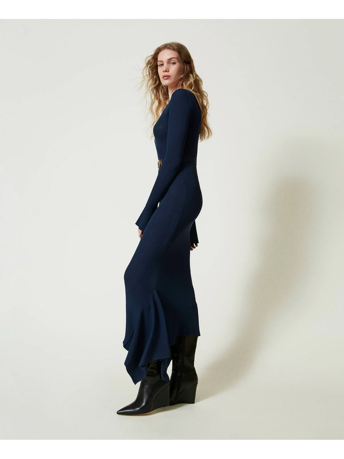 TWINSET Abito Donna 242TP3122 00384 Blu - Image 3
